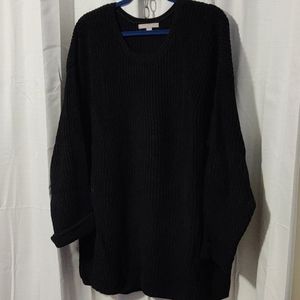 Shaker knit sweater tunic